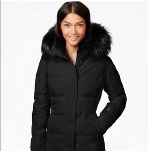 Calvin Klein Black Fur Hoodie